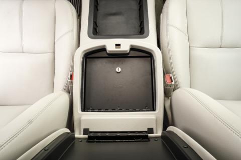 Console Safe - 07-13 Silverado/Sierra 1500 / 07-14 2500HD/3500HD/Suburban/Tahoe/Yukon/Yukon XL w/ Flow-Thru Console Black Tuffy Security Products