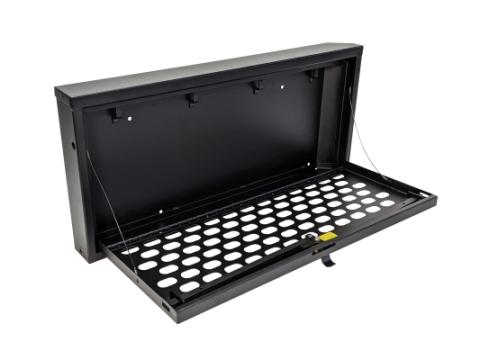 Tailgate Lockbox - 18-22 Wrangler JL MOLLE Panel Black Tuffy Security Products