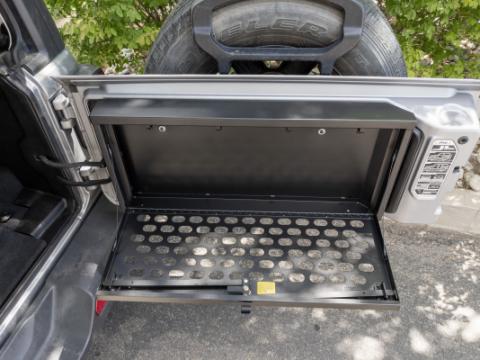 Tailgate Lockbox - 18-22 Wrangler JL MOLLE Panel Black Tuffy Security Products