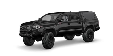 Tacoma Truck Bed Cap SmartCapEVOa Adventure Matte Black For 16-23 Toyota Tacoma 6 Foot Standard Bed SmartCap