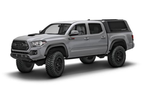 Tacoma Truck Bed Cap SmartCapEVO Sport Matte Black For 16-23 Toyota Tacoma 6 Foot Standard Bed SmartCap