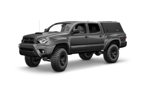 Tacoma Truck Bed Cap SmartCap EVO Sport Matte Black For 05-15 Toyota Tacoma 5 Foot Short Bed RSI SmartCap