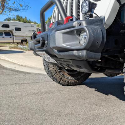 Jeep JL/JT Front License Plate Mount Grimm Offroad