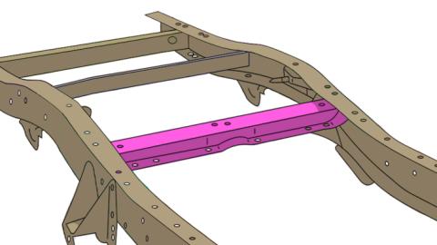 Rust Buster Center Frame Crossmember for 1981-1987 Chevy &amp; GMC C/K RB7375