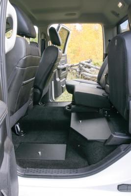 In-Floor Locking Cargo Lid 09-10 Ram 1500 11-18 1500 9 1500 Classic 10-22 2500/3500 Crew Cab Exc.Mega Cab Black Tuffy Security Products