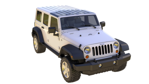 Jeep JK Clear Panorama Hardtop Panel for 09-18 Wrangler JK 2/4 Door ClearLidz