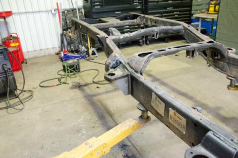 14-18 Chevy/GMC 1500 Crew Cab 5.8 Foot Bed 4x4 Rear Cab Mount - Left Rust Buster Frameworks
