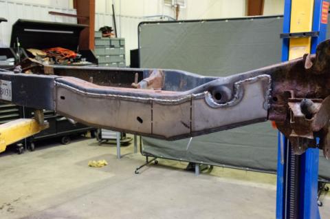 97-99 Dodge Dakota Club Cab 6.5 Foot Bed 4wd Front Frame Section - Right Rust Buster Frameworks