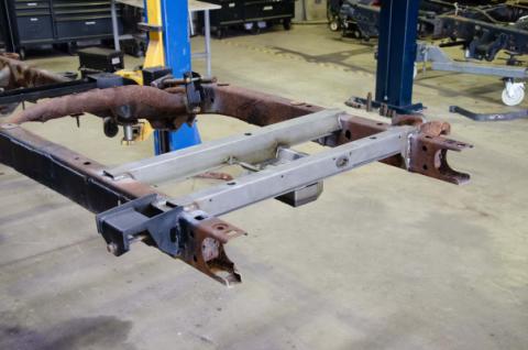 02-08 Dodge Ram 1500 4x4 QuadCab 6.5 Foot Bed Spare Tire Crossmember Rust Buster Frameworks