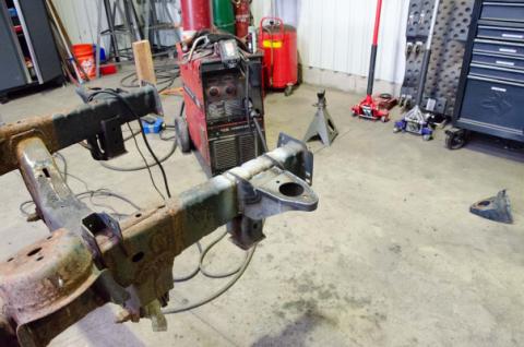 09-18 Dodge Ram 1500 Quad Cab 6.5 Foot Bed 4x4 Core Support Mount - Left Rust Buster Frameworks