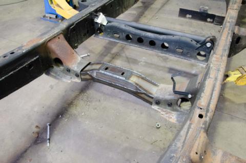 11-19 Chevy/GMC 2500HD Crew Cab 6.5 Foot Bed Transmission Crossmember Rust Buster Frameworks