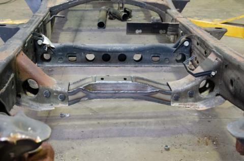 11-19 Chevy/GMC 2500HD Crew Cab 6.5 Foot Bed Transmission Crossmember Rust Buster Frameworks