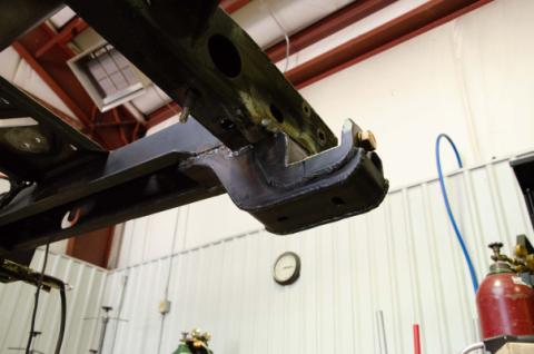 11-19 Chevy/GMC 2500HD Crew Cab 6.5 Foot Bed Rear Leaf Spring Mount - Right Rust Buster Frameworks