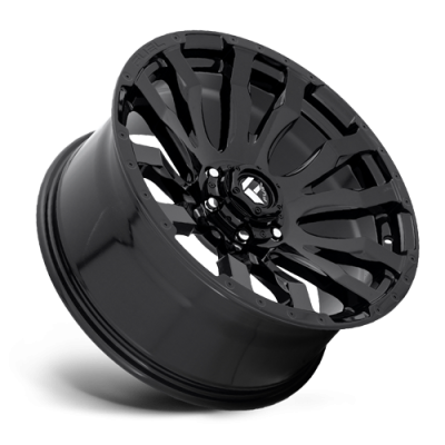 Aluminum Wheels 20X9 Blitz D675 5 On 127 Gloss Black 71.5 Bore 1 Offset Multi Spoke 0 Lip Fuel Off Road Wheels