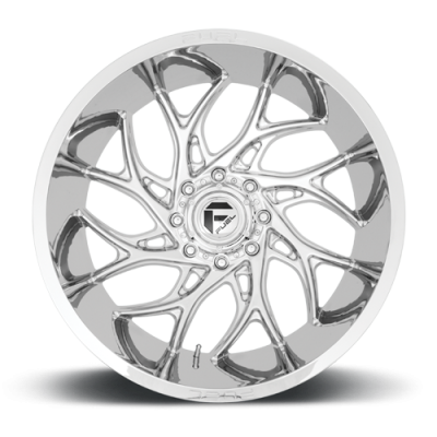 Aluminum Wheels 26X14 Runner D740 6 On 139.7 Chrome 106.1 Bore -75 Offset Fuel Off Road Wheels