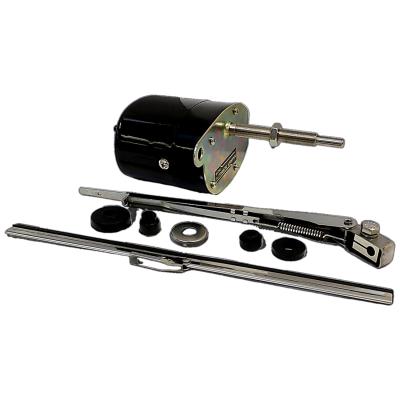 12 Volt 1-Speed Wiper Motor Kit for Select 45-58 Jeep CJs, MB, M38, M38-A1 Crown Automotive