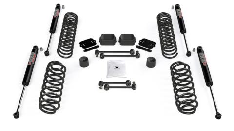 18-Up Wrangler JL 4 Door 2.5 Inch Coil Spring Base Lift Kit &amp; 9550 VSS Twin-Tube Shocks TeraFlex