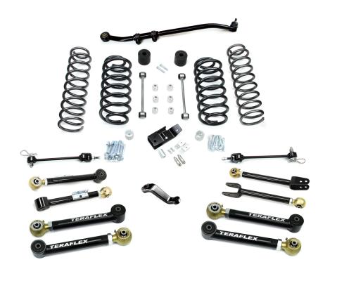 97-06 Jeep Wrangler TJ 4 Inch Suspension System w/ 8 Short Control Arms No Shocks TeraFlex