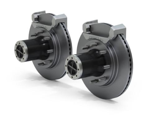 07-18 Wrangler JK Dana 30/44 Front Axle 8-Lug Locking Hub Conversion Kit w/ Vented Big Rotors TeraFlex