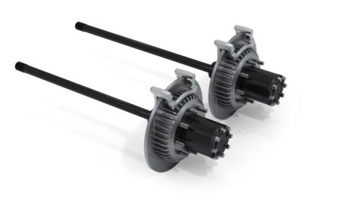 07-18 Wrangler JK Dana 44 Rear Axle 8-Lug Full-Float Conversion &amp; Slotted Big Rotors-30-Spline TeraFlex
