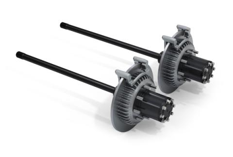 07-18 Wrangler JK Tera CRD60 Rear Axle 8-Lug Full-Float Conversion &amp; Solid Big Rotors 3 Inch OD TeraFlex