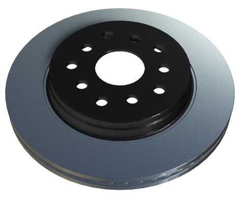 07-18 Wrangler JK 13.3 Inch Brake Rotor Smooth &amp; Vented Front 5x5 Inch &amp; 5x5.5 Inch Each TeraFlex