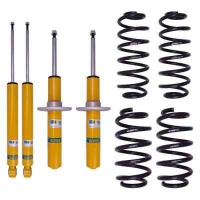 Suspension Kit Audi A5 Quattro 2017-2010 Monotube Front Lowered Height 20-25mm, up to 1120kg Axle Load Rear Lowered Height 15-20mm, up to 1095kg Axle Load Without Electronic Suspension B12 (Pro-Kit) Bilstein