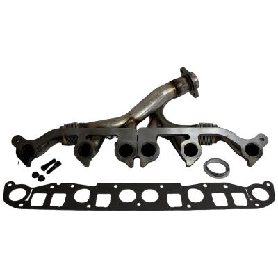 Exhaust Manifold Kit for 91-99 Jeep TJ, YJ, XJ, MJ, ZJ, Models w/ 4.0L Engine Crown Automotive
