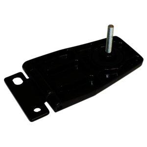 Right Liftgate Hinge for 91-95 Jeep YJ Wrangler or 97-06 Jeep TJ Wrangler, Black Crown Automotive