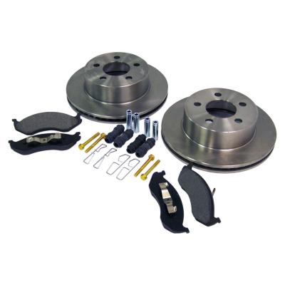Front Disc Brake Serv. Kit for 99-06 Jeep TJ Wrangler, XJ Cherokee w/ Cast Rotor Crown Automotive