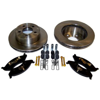 Front Disc Brake Serv. Kit for 99-06 Jeep TJ Wrangler, XJ Cherokee w/ Cast Rotor Crown Automotive
