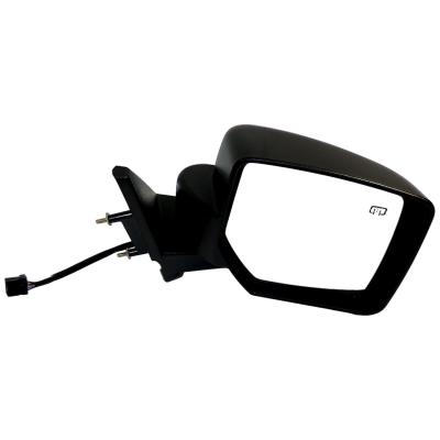 Black ; Right Power, Heated, Manual Folding Mirror for 11-15 Jeep MK Patriot Crown Automotive