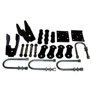 Rear Leaf Spring Mounting Kit for 87-95 Jeep YJ Wrangler w/ Dana 35 Rear Axle Crown Automotive