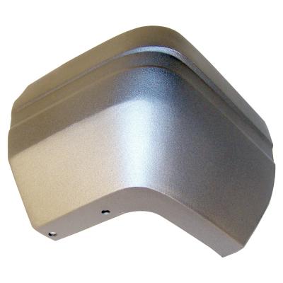 Right Rear Argent (Silver/Gray) Bumper Cap for 1987-1990 Jeep XJ Cherokee Crown Automotive