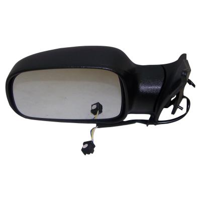 Lef Power, Manual Folding Mirror for 1999-2004 Jeep WJ Grand Cherokee, Black Crown Automotive