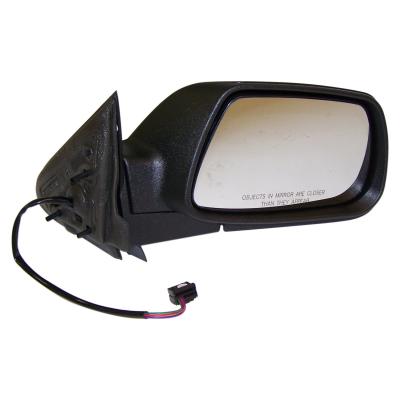 Black ; Right Power, Manual Folding Mirror for 2005-2008 WK Jeep Grand Cherokee Crown Automotive