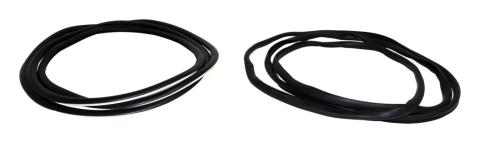 Windshield Weatherstrip &amp; Molding Kit for 1997-2006 Jeep TJ Wrangler Crown Automotive