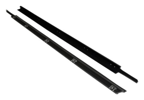 Outer Door Glass Weatherstrip Set for 97-06 Jeep TJ Wrangler w/ Full Steel Doors Crown Automotive