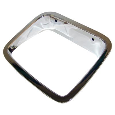 Left Chrome Headlight Bezel for 1987-1995 Jeep YJ Wrangler, USA &amp; Canada Crown Automotive