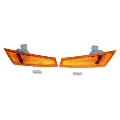 Front Side Marker Light Set for 08-12 Jeep KK Liberty, Incl. Bulbs &amp; Connectors Crown Automotive