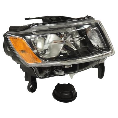 Right Headlamp Assembly for 14-15 Jeep WK Grand Cherokee w/ Halogen Lamps Crown Automotive