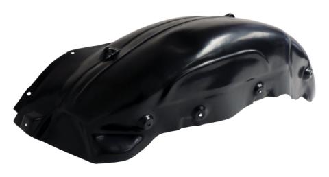 Left Rear Fender Liner for 2018+ Jeep JL Wrangler w/ Rubicon Package Crown Automotive