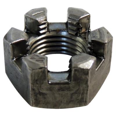 Tie Rod End Castle Nut for Misc. 1984-2006 Jeep Models, 1/2 Inch 20TPI Crown Automotive
