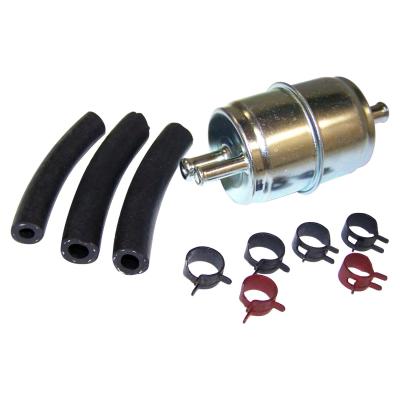 Fuel Filter Kit for Select Jeep 75-86 CJs, 87-90 YJ Wrangler, 73-91 SJ, J-Series Crown Automotive