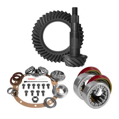 8.6 inch GM 3.73 Rear Ring and Pinion Install Kit Axle Bearings and Seal Yukon Gear &amp; Axle
