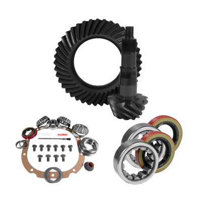 8.8 inch Ford 3.55 Rear Ring and Pinion Install Kit 2.53 inch OD Axle Bearings and Seals Yukon Gear &amp; Axle
