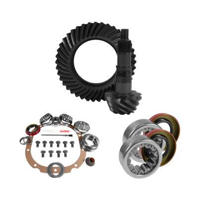 8.8 inch Ford 4.11 Rear Ring and Pinion Install Kit 2.99 inch OD Axle Bearings and Seals Yukon Gear &amp; Axle