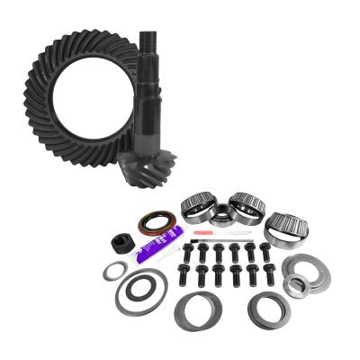 11.25 inch Dana 80 3.73 Rear Ring and Pinion Install Kit 4.125 inch OD Head Bearing Yukon Gear &amp; Axle