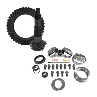 9.5 inch GM 4.56 Rear Ring and Pinion Install Kit Axle Bearings and Seals Yukon Gear &amp; Axle