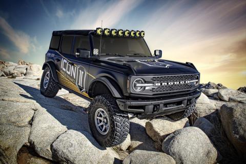 2021-2023 Ford Bronco Rear 1.25-3 Inch Lift V.S. 2.5 Series Coilover Kit Remote Reservoir W/ CDEV Icon Vehicle Dynamics